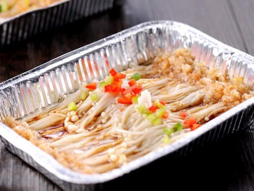 南岳锡纸烤金针菇